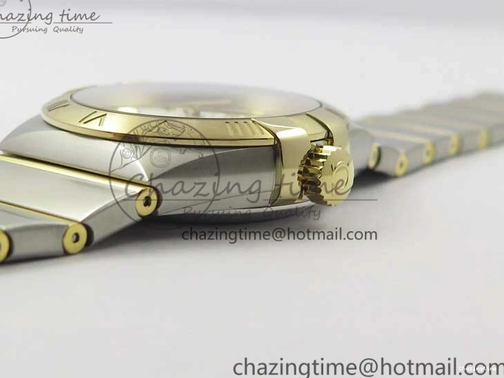 0312 Stylish Constellation 38mm SS RG VSF 1:1 Best Edition WhiteTextured Dial on SS RG Bracelet A8500 Super Clone 7921